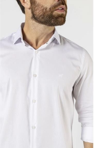 CAMISA ML SLIM POLIAMIDA MASCULINO - BRANCO