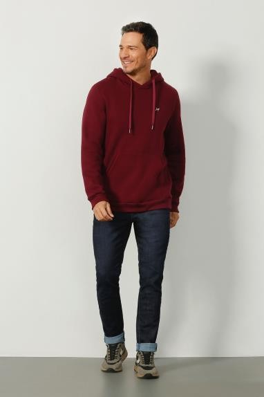 MOLETOM COM BORDADO E CAPUZ MASCULINO - DALLAS -