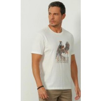 CAMISETA MC COM ESTAMPA MASCULINA - SELA -
