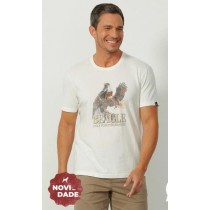 CAMISETA MC COM ESTAMPA MASCULINA - OFF-WHITE