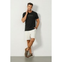 CAMISETA MC COM ESTAMPA MASCULINA - PRETO