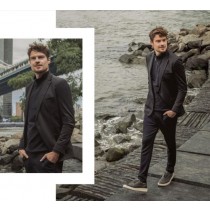 BLAZER MOLETOM COM BOLSOS MASCULINO - PRETO -