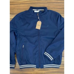 JAQUETA BOMBER PELETIZADA MASCULINA - MARINHO -