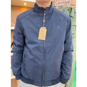 JAQUETA BOMBER PELETIZADA MASCULINA - MARINHO -