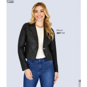BLAZER CROPPED FEMININO MUITO MAIS-NAO LAVA C/DET.EXTR