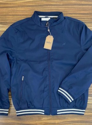 JAQUETA BOMBER PELETIZADA MASCULINA - MARINHO -