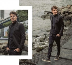 BLAZER MOLETOM COM BOLSOS MASCULINO - PRETO -
