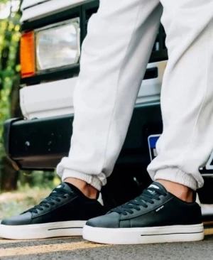 TENIS SLIM PRETO/BRANCO MASCULINO