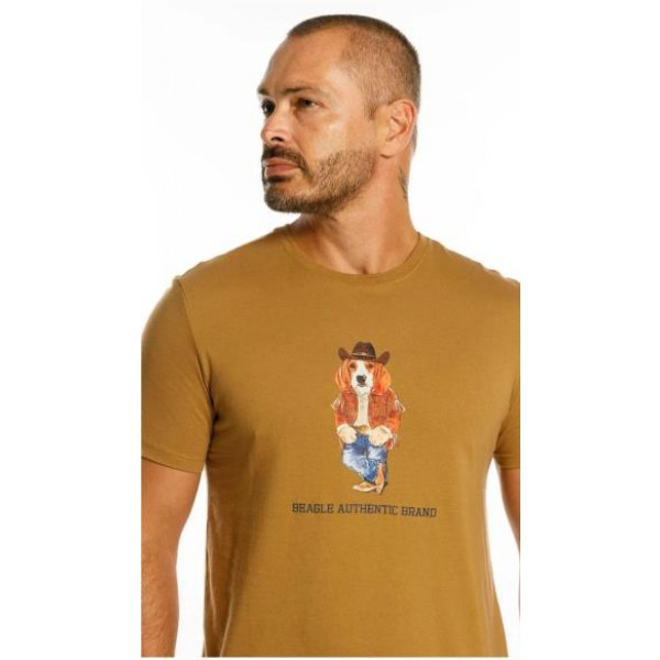 CAMISETA MC COM ESTAMPA MASCULINA - SELA