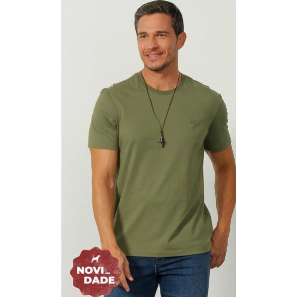 CAMISETA MC COM BORDADO MASCULINA - JIJOCA