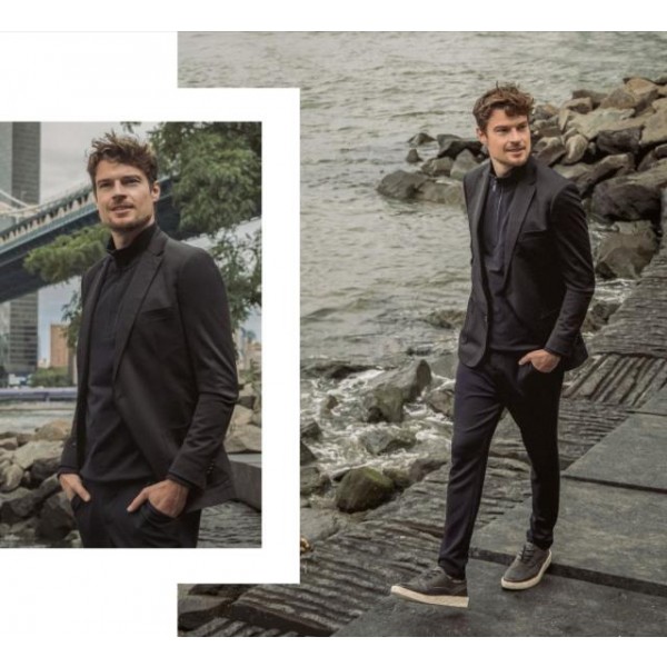 BLAZER MOLETOM COM BOLSOS MASCULINO - PRETO -