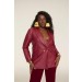 BLAZER ALONGADO EM COURO - 5150 -