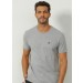 CAMISETA MC COM BORDADO MASCULINA - MESCLA