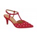 SLINGBACK VERMELHO TACHAS