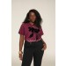 TSHIRT OVER CAVA DESLOCADA COM ESTAMPA FRONTAL - 1820 -