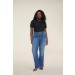 CALÇA JEANS CINTURA SUPER ALTA COM TECNOLOGIA CHAPA BARRIGA - 6060 -